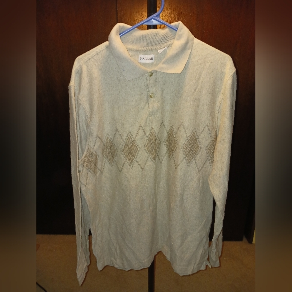 Haggar long sleeve polo